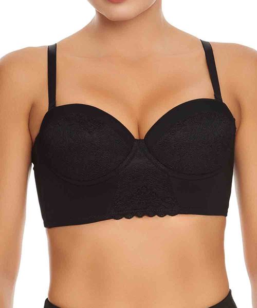 Brasier con realce de busto y cubrimiento de abdomen alto