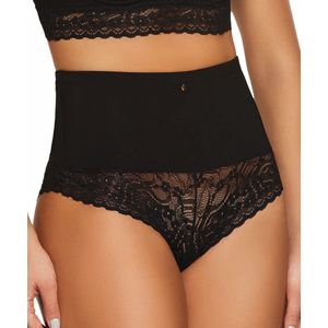 Panty con control medio de abdomen en encaje