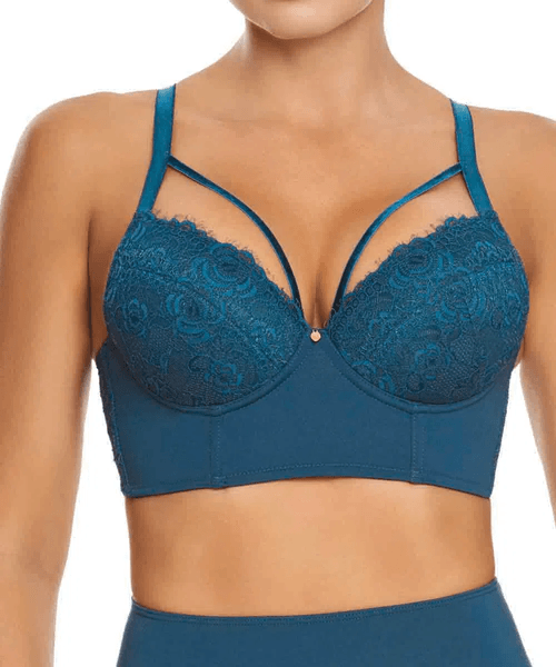 Brasier en encaje con realce y redondeado de busto