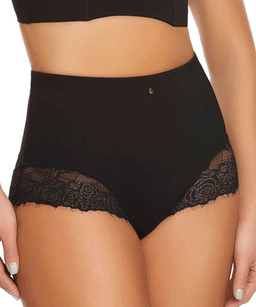 Panty en encaje con control de abdomen y espalda