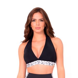 Top de vestido de baño con realce y moldeo de busto
