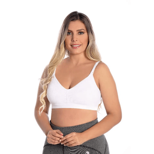 Brasier materno tipo top para embarazo y lactancia con broche removible