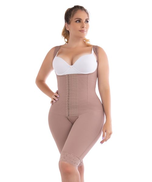 Faja de alta compresión con varillas para moldear cintura y abdomen