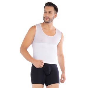 Camisilla masculina con control abdominal ideal para una correcta postura.