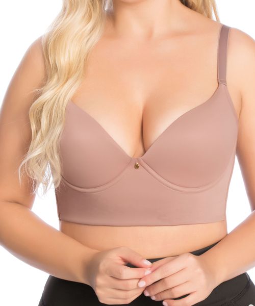 Brasier moldeador con alto cubrimiento en espalda y soporte total